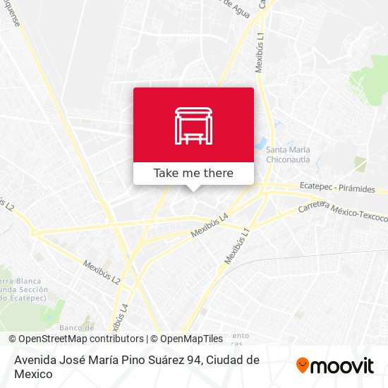Avenida José María Pino Suárez 94 map