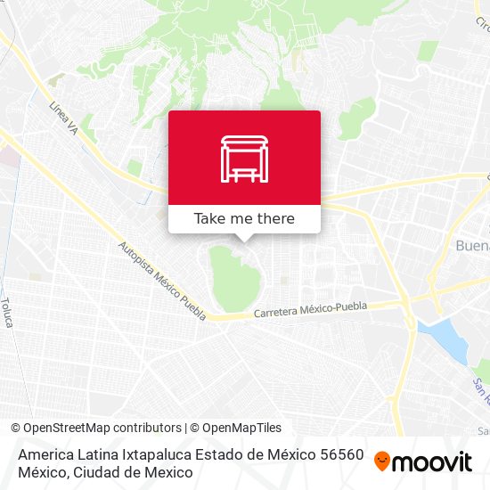 America Latina Ixtapaluca Estado de México 56560 México map