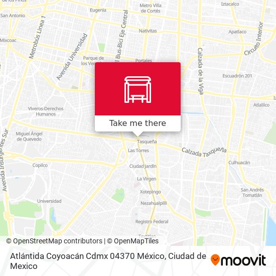 Atlántida Coyoacán Cdmx 04370 México map