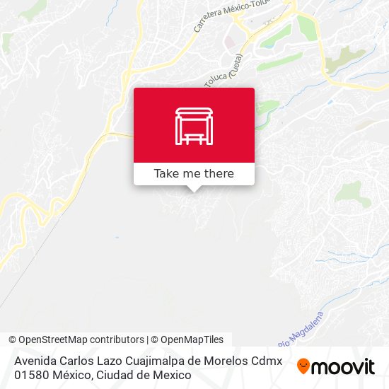 Avenida Carlos Lazo Cuajimalpa de Morelos Cdmx 01580 México map