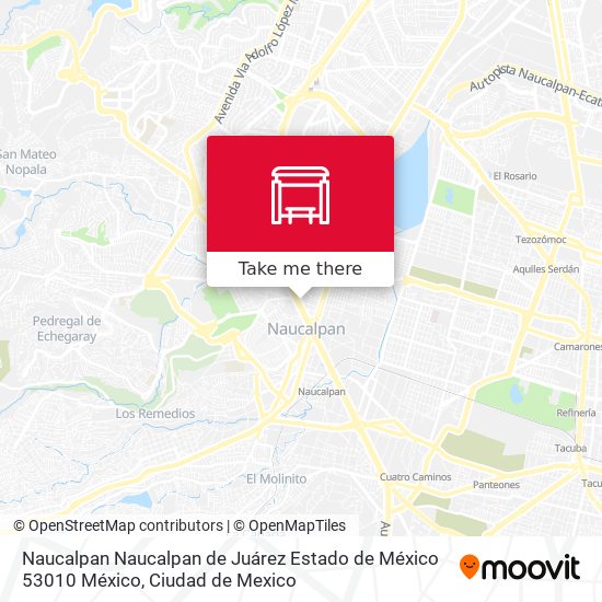 Mapa de Naucalpan Naucalpan de Juárez Estado de México 53010 México