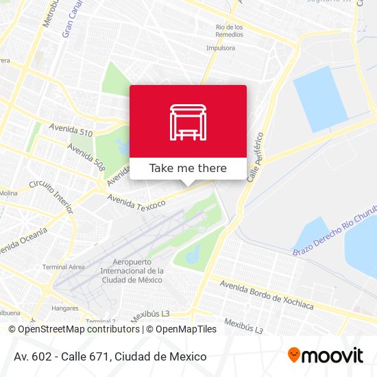 Av. 602 - Calle 671 map