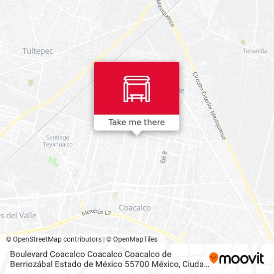 Boulevard Coacalco Coacalco Coacalco de Berriozábal Estado de México 55700 México map