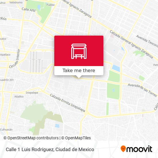 Calle 1 Luis Rodríguez map
