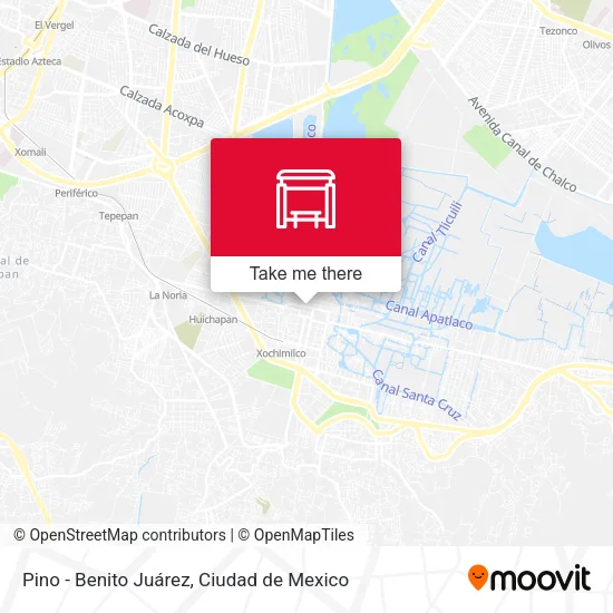 Pino - Benito Juárez map