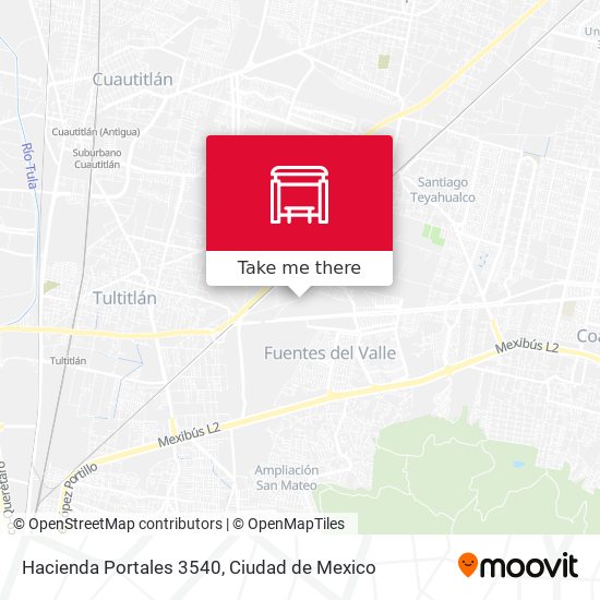 Hacienda Portales 3540 map