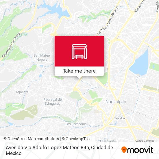 Mapa de Avenida Vía Adolfo López Mateos 84a