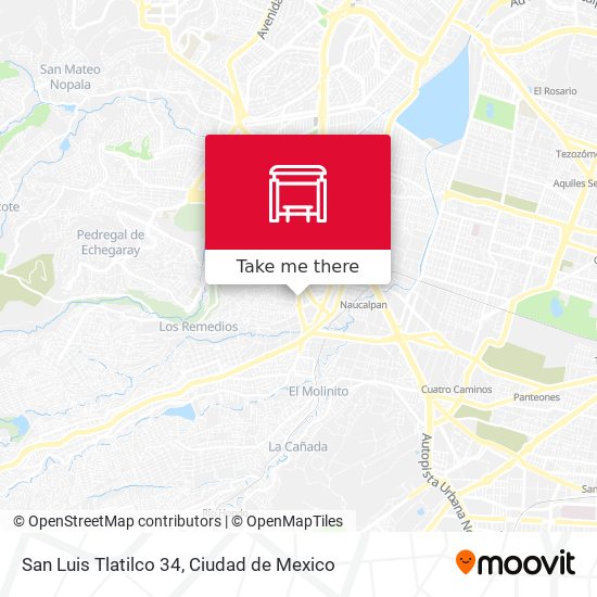 San Luis Tlatilco 34 map