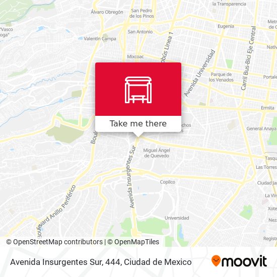 Mapa de Avenida Insurgentes Sur, 444