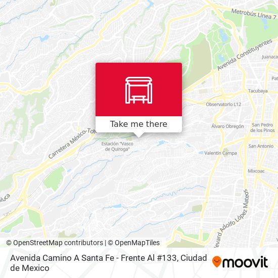 Avenida Camino A Santa Fe - Frente Al #133 map