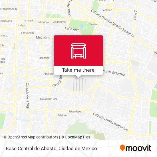 Base Central de Abasto map