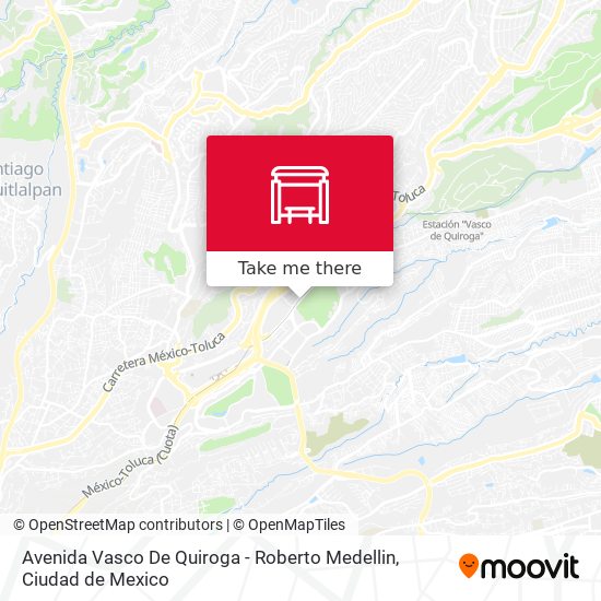 Avenida Vasco De Quiroga - Roberto Medellin map