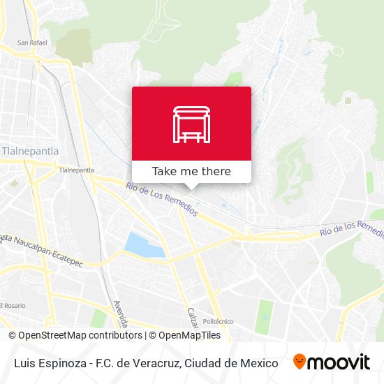 Luis Espinoza - F.C. de Veracruz map