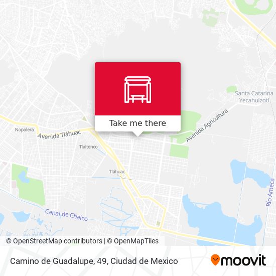 Camino de Guadalupe, 49 map