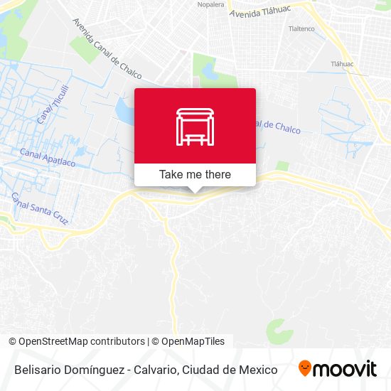 Mapa de Belisario Domínguez - Calvario