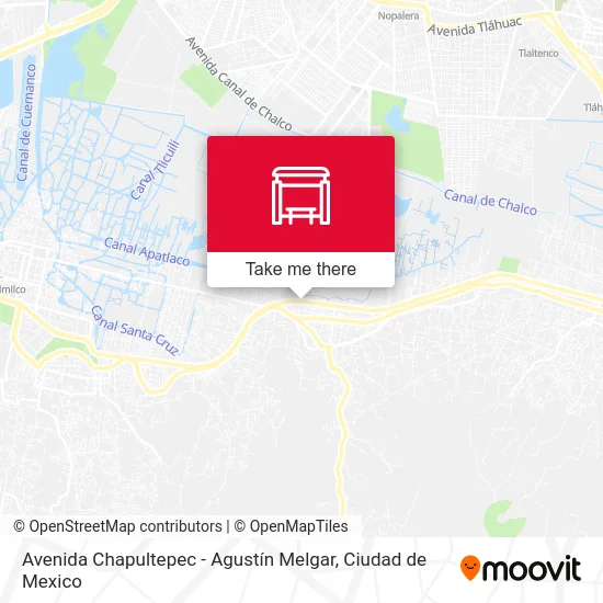 Avenida Chapultepec - Agustín Melgar map