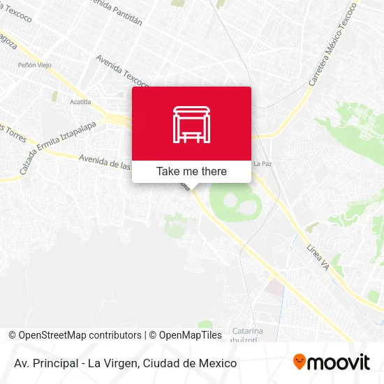 Av. Principal - La Virgen map