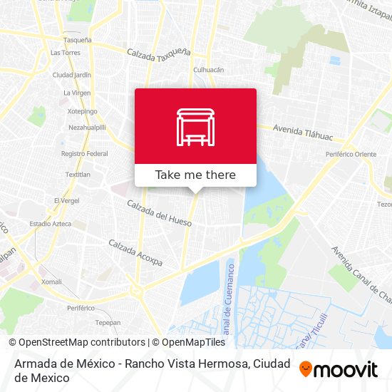 Mapa de Armada de México - Rancho Vista Hermosa