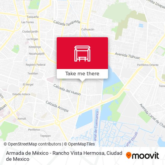 Armada de México - Rancho Vista Hermosa map