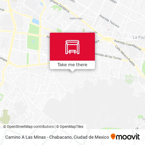 Mapa de Camino A Las Minas - Chabacano