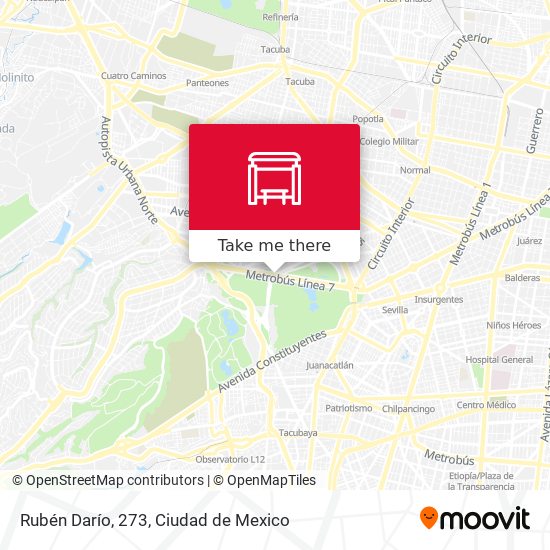 Rubén Darío, 273 map