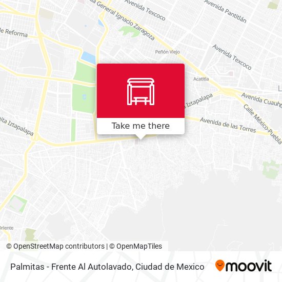 Palmitas - Frente Al Autolavado map