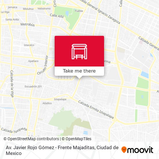 Mapa de Av. Javier Rojo Gómez - Frente Majaditas