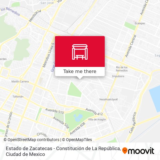 Estado de Zacatecas - Constitución de La República map