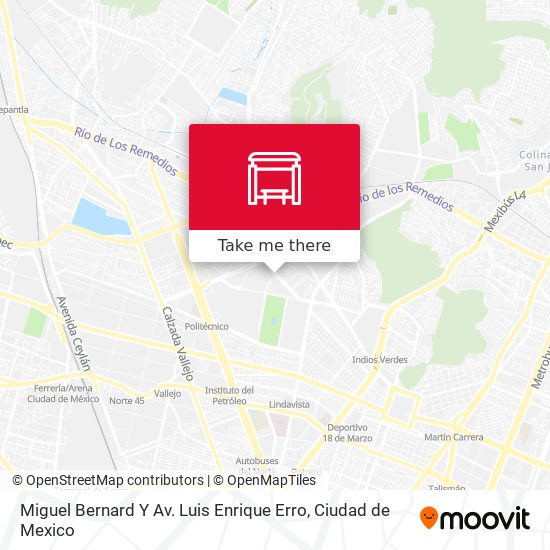 Miguel Bernard Y Av. Luis Enrique Erro map