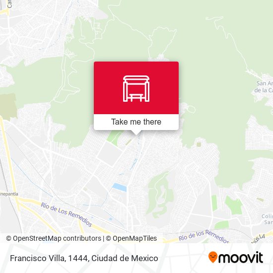 Francisco Villa, 1444 map