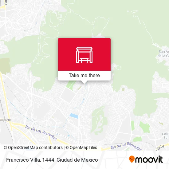Francisco Villa, 1444 map