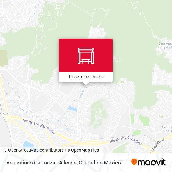 Mapa de Venustiano Carranza - Allende