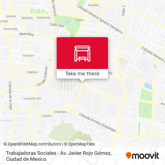 Trabajadoras Sociales - Av. Javier Rojo Gómez map