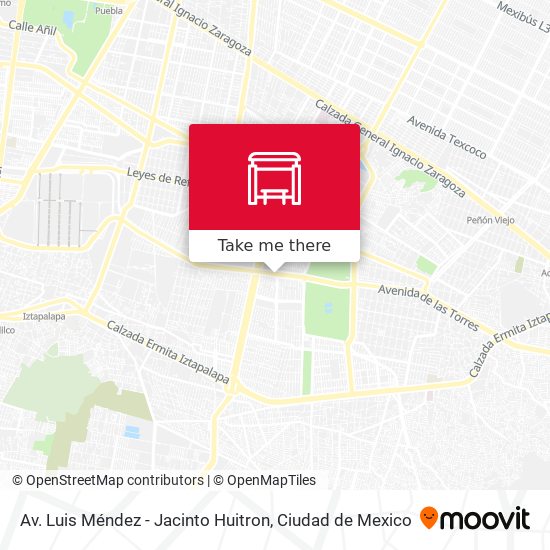 Mapa de Av. Luis Méndez - Jacinto Huitron