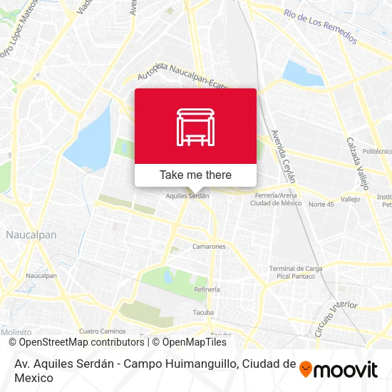Av. Aquiles Serdán - Campo Huimanguillo map