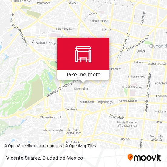 Vicente Suárez map