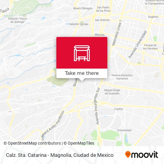 Mapa de Calz. Sta. Catarina - Magnolia