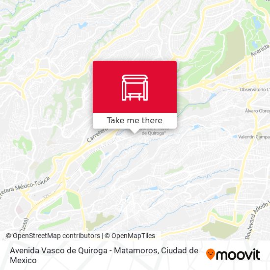 Avenida Vasco de Quiroga - Matamoros map