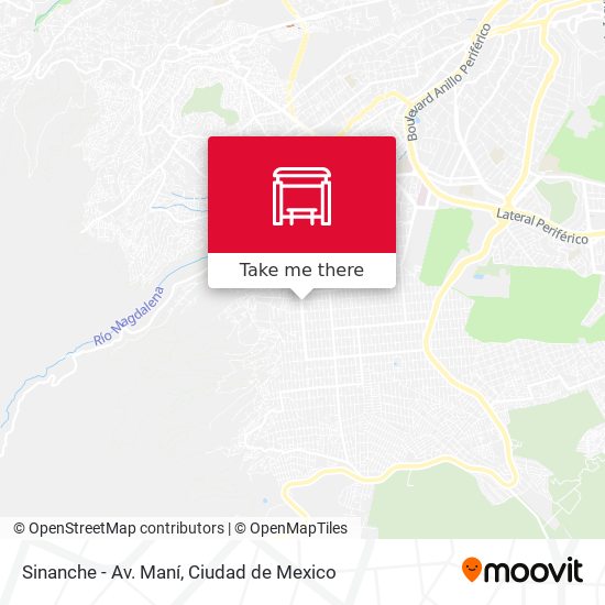 Sinanche - Av. Maní map