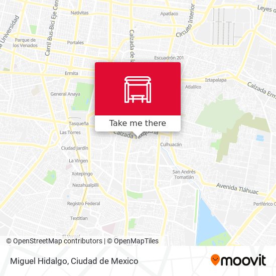 Miguel Hidalgo map