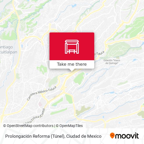 Prolongación Reforma (Túnel) map