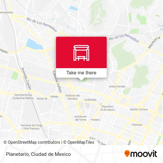 Planetario map