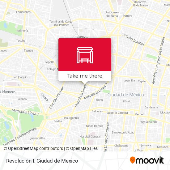 Revolución I map