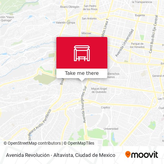 Avenida Revolución - Altavista map
