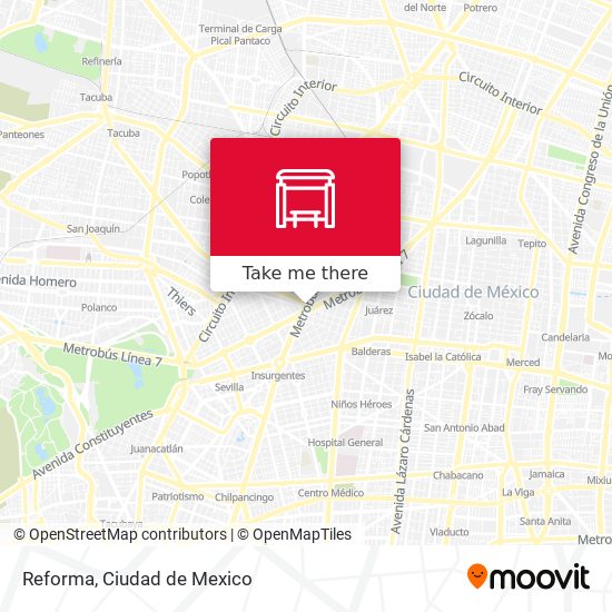 Reforma map