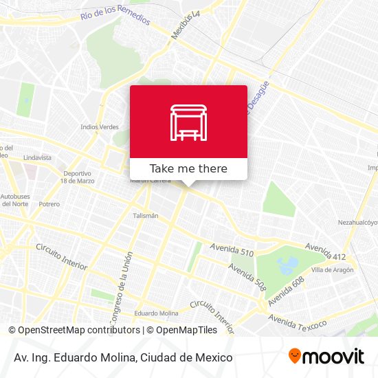 Mapa de Av. Ing. Eduardo Molina