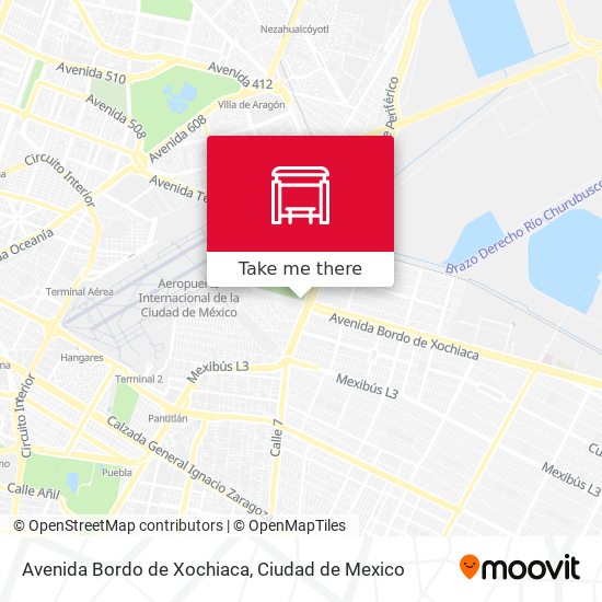 Avenida Bordo de Xochiaca map