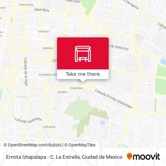 Ermita Iztapalapa - C. La Estrella map