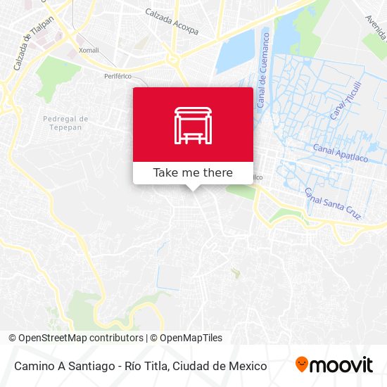 Camino A Santiago - Río Titla map