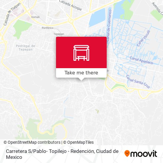 Carretera S / Pablo- Topilejo - Redención map